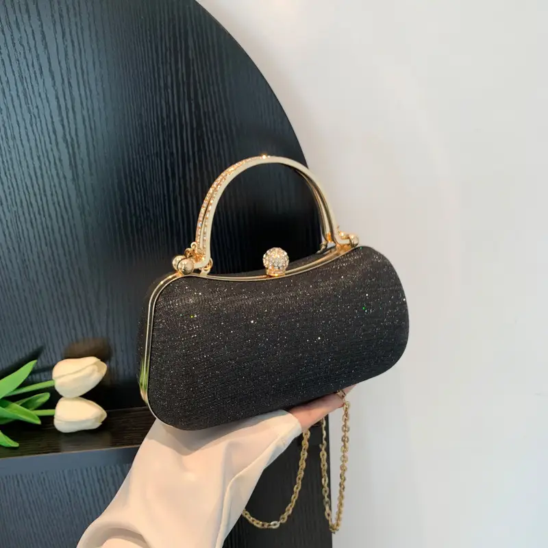 2024 Summer Chain Crossbody Bag Blue Square Design - Image 3