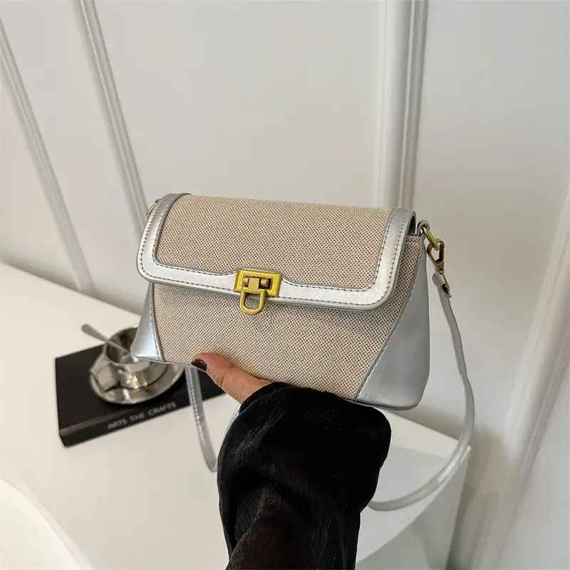 2024 French Style Stitching Bag for Women - Image 5