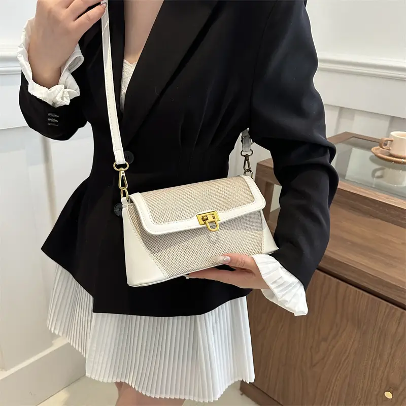 2024 French Style Stitching Bag for Women - Image 6