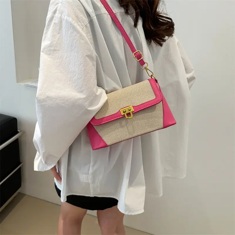 2024 French Style Stitching Bag for Women - Image 7