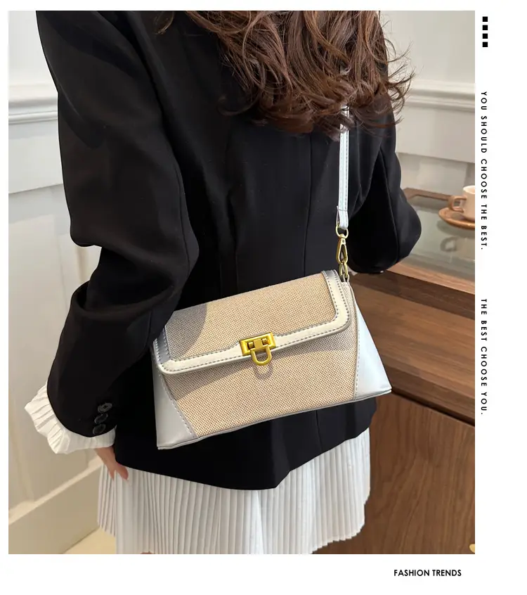 2024 French Style Stitching Bag for Women — feature 2