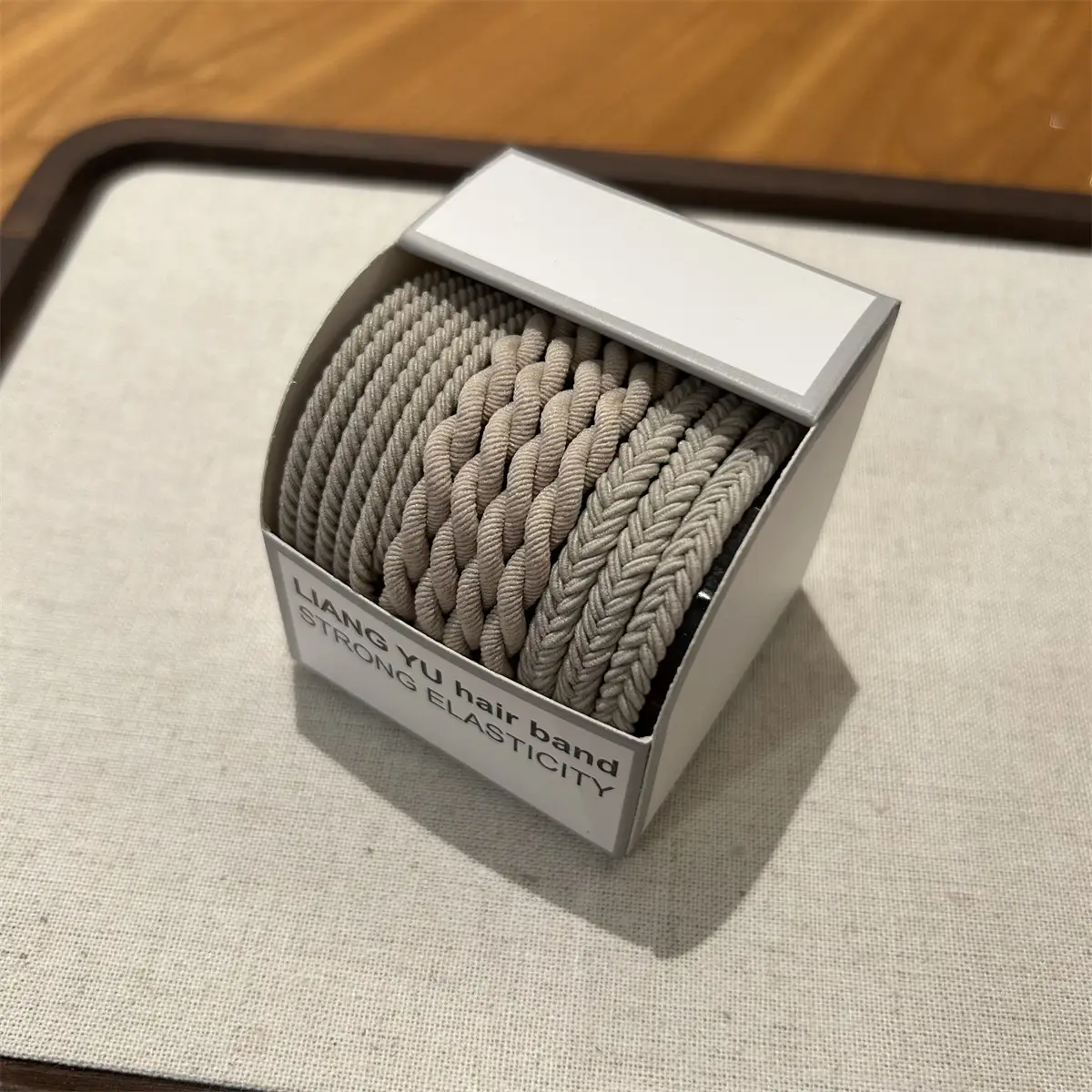 Women's High Elastic Rubber Band Hair Rope Braided Ring - Image 13