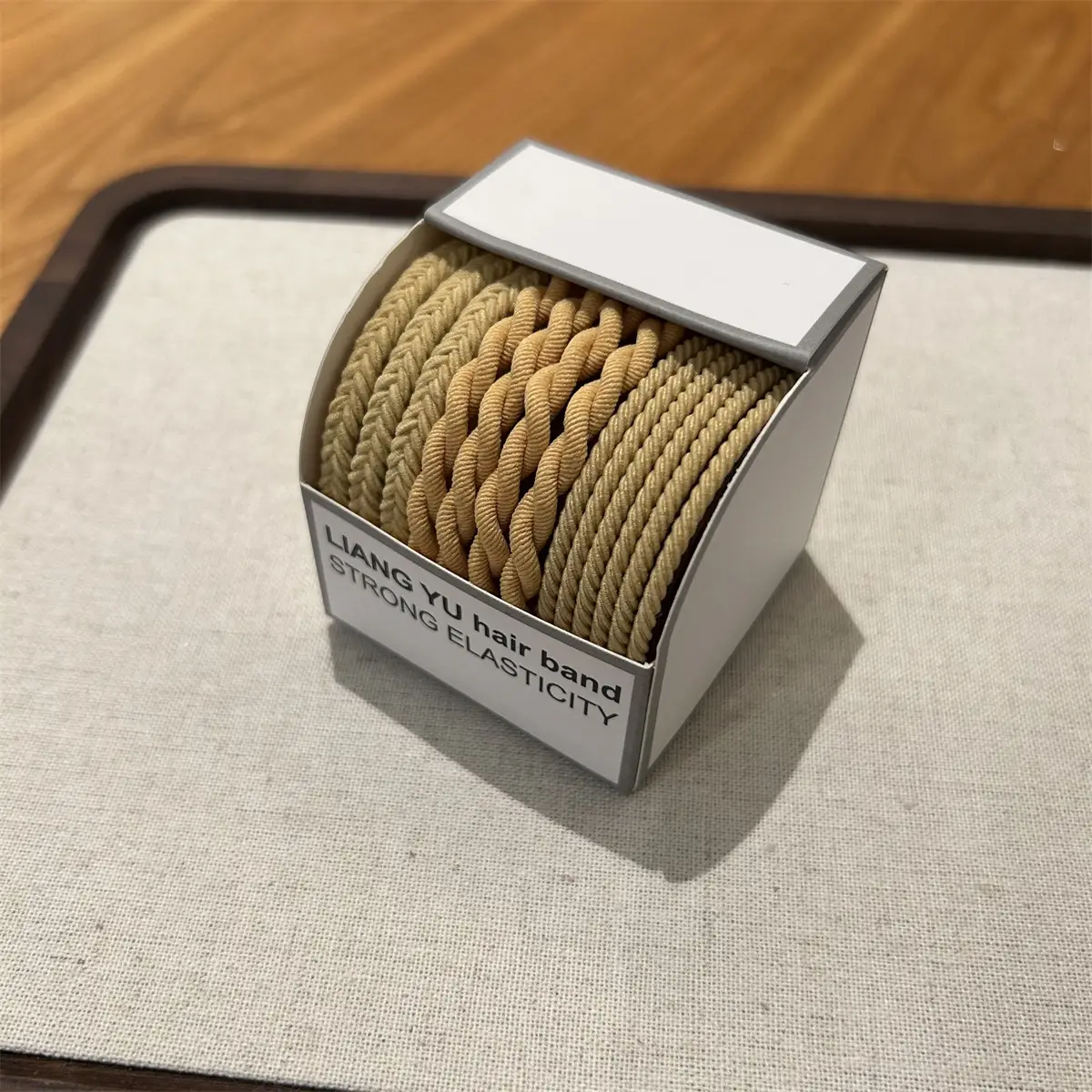 Women's High Elastic Rubber Band Hair Rope Braided Ring - Image 14