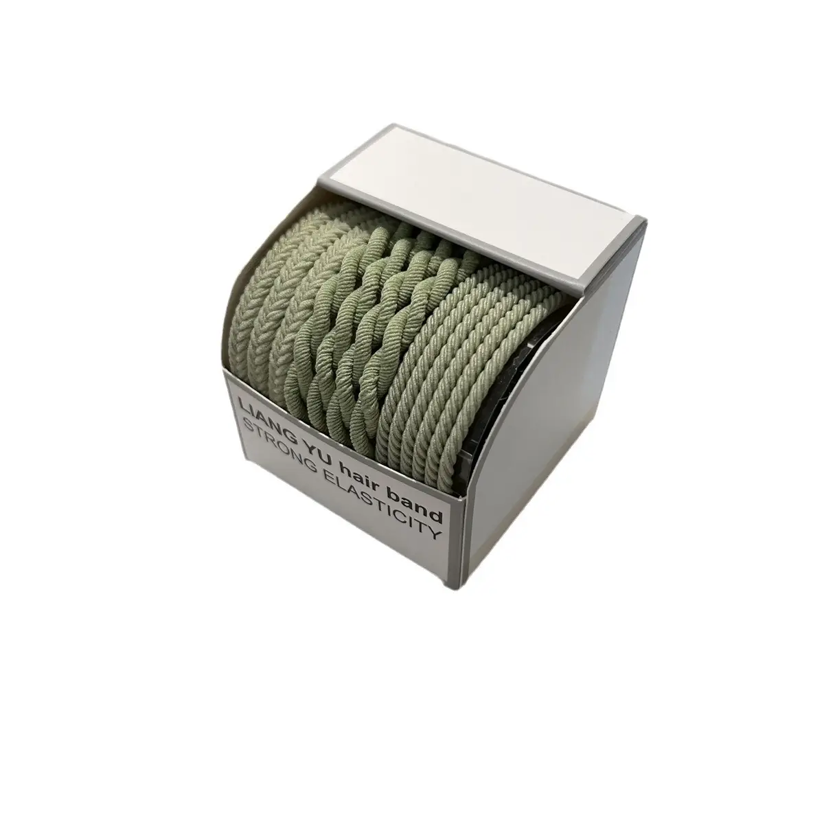 Women's High Elastic Rubber Band Hair Rope Braided Ring - Image 15