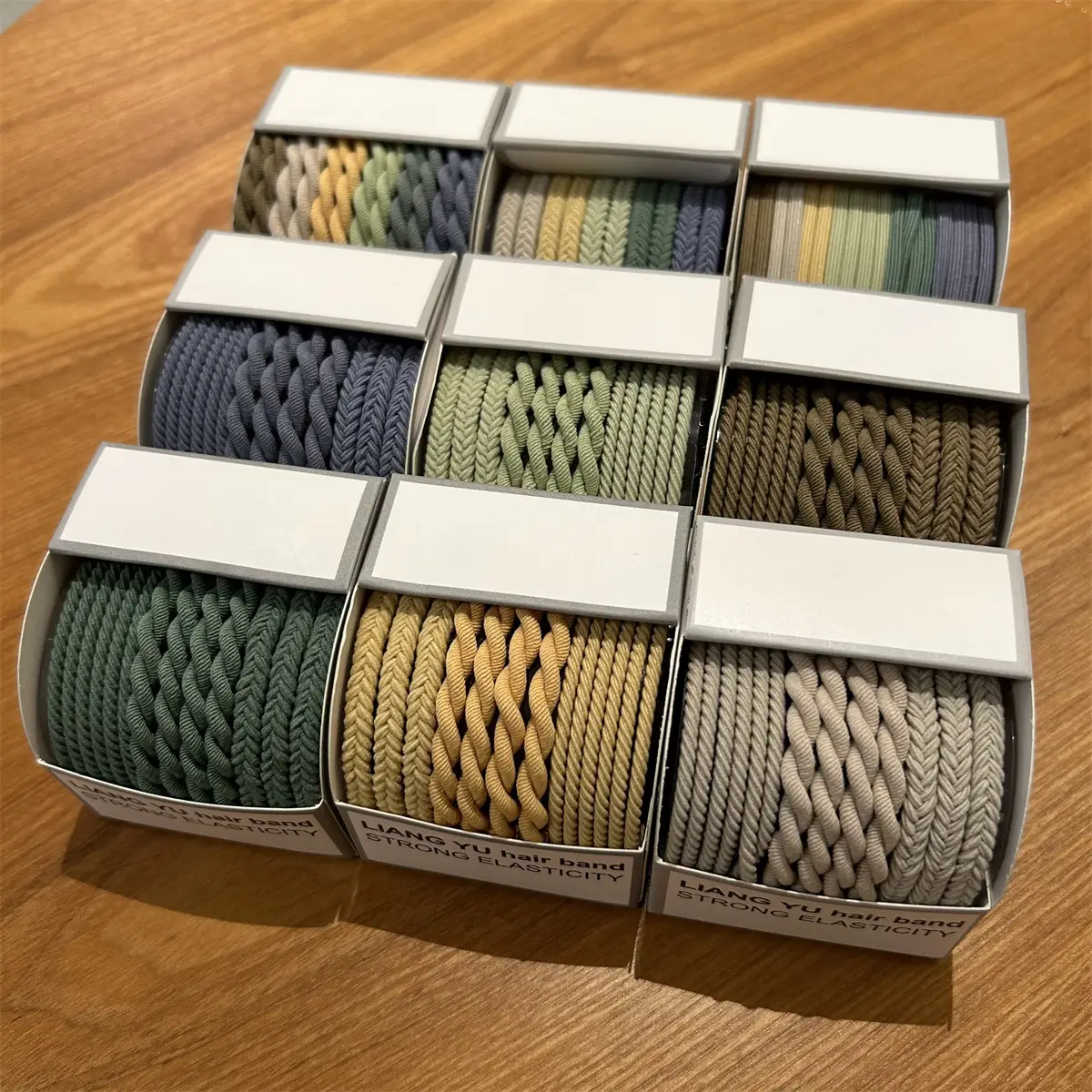 Women's High Elastic Rubber Band Hair Rope Braided Ring — feature 15