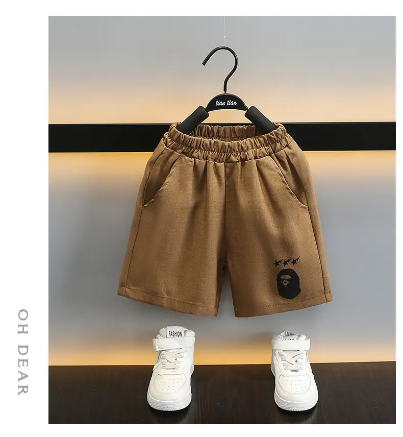 Piushuai Boys 2Pc Printed Shorts T-Shirt Set 5Yr — feature 14