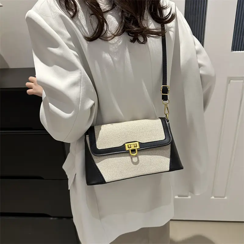 Women's Western Style Shoulder Bag Pink Grey Contrast 2024 - Image 8