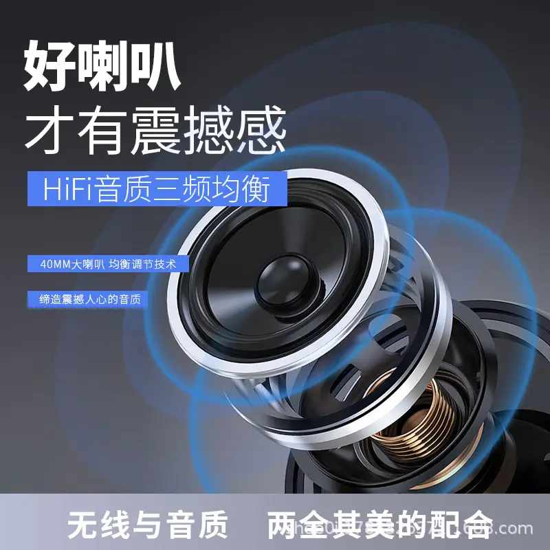 Wireless Bluetooth 5.3 Headset with Noise Cancellation — feature 17