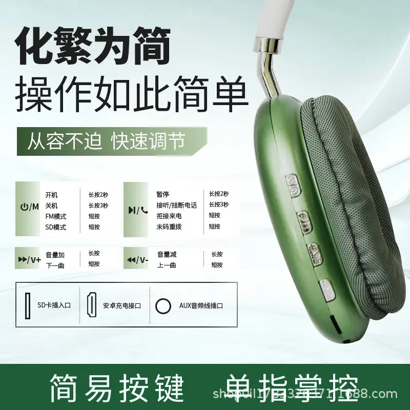 Wireless Bluetooth 5.3 Headset with Noise Cancellation — feature 18