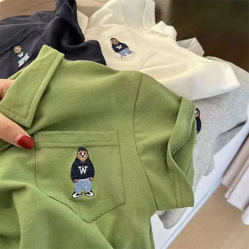 Boys Cotton Polo Shirt 2024 Summer Set — feature 2