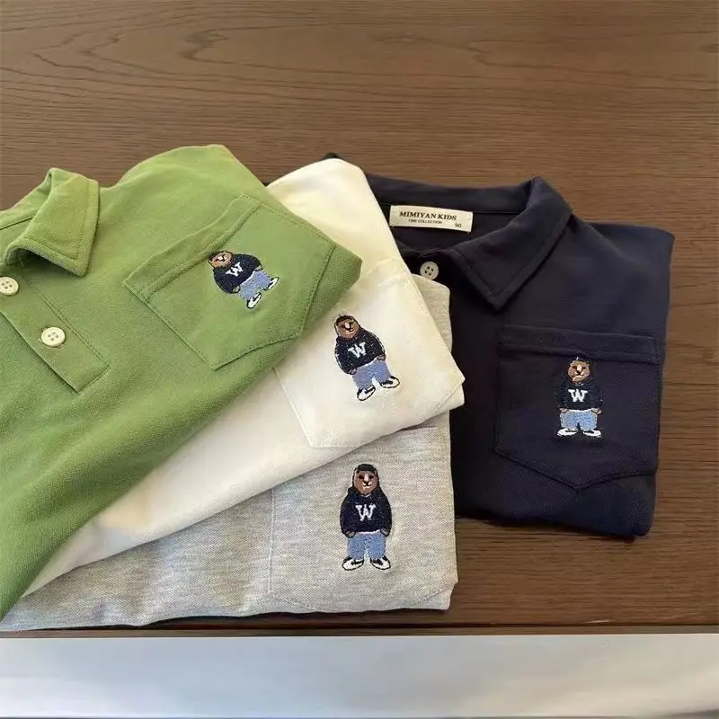 Boys Cotton Polo Shirt 2024 Summer Set — feature 4