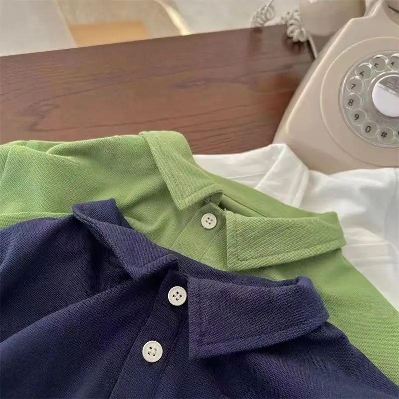 Boys Cotton Polo Shirt 2024 Summer Set — feature 5