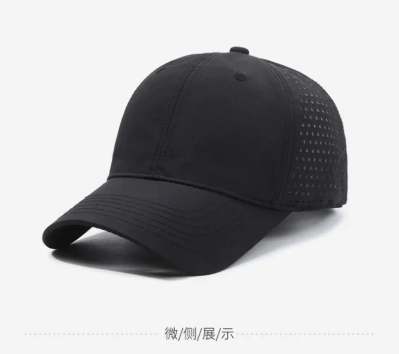 Unisex Breathable Baseball Cap Grey Peak Sports Sun Hat — feature 10