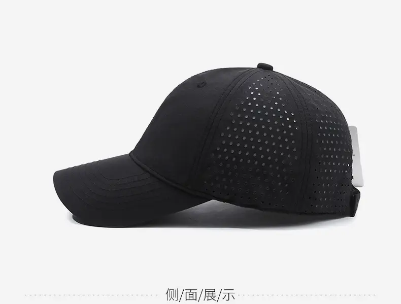 Unisex Breathable Baseball Cap Grey Peak Sports Sun Hat — feature 11