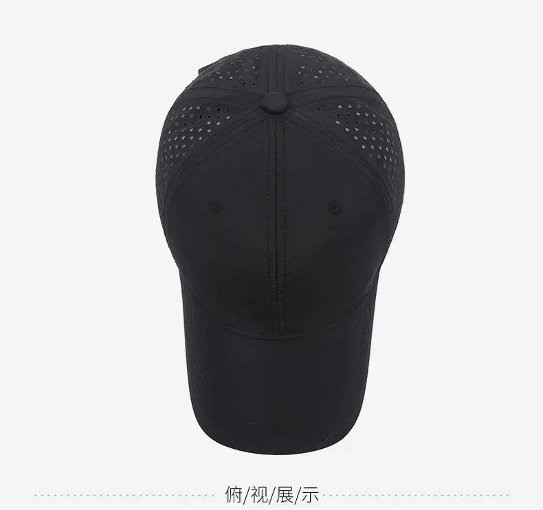 Unisex Breathable Baseball Cap Grey Peak Sports Sun Hat — feature 13