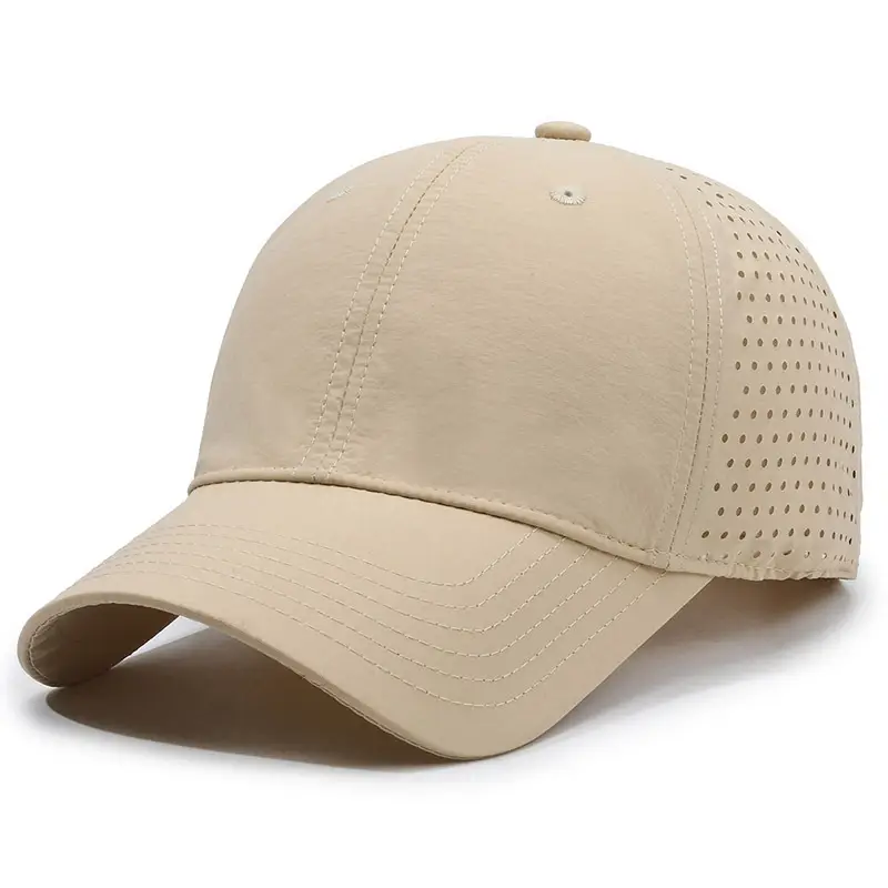 Unisex Breathable Baseball Cap Grey Peak Sports Sun Hat - Image 5