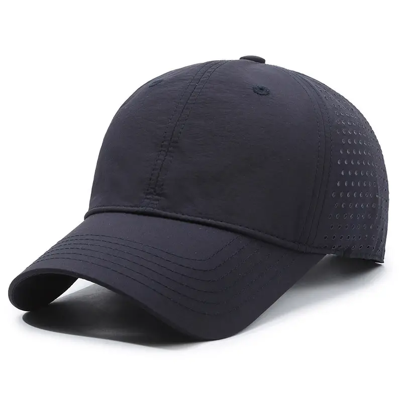 Unisex Breathable Baseball Cap Grey Peak Sports Sun Hat - Image 6