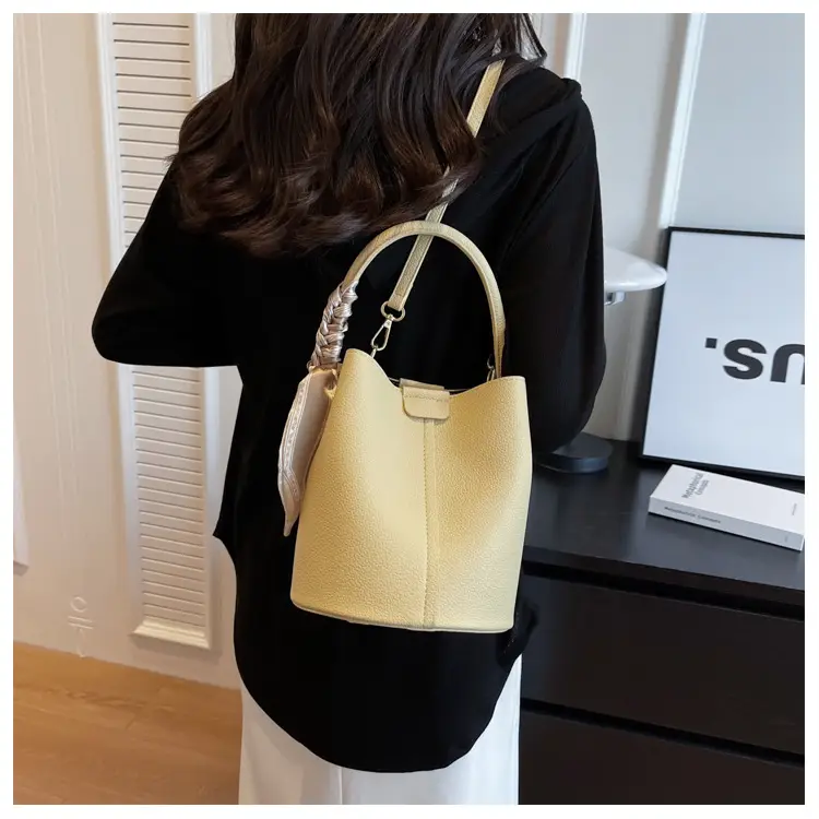Pink Leather Hand Bag Women's New Fashion — feature 14