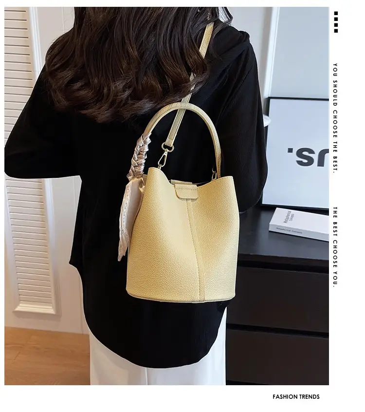 Pink Leather Hand Bag Women's New Fashion — feature 2