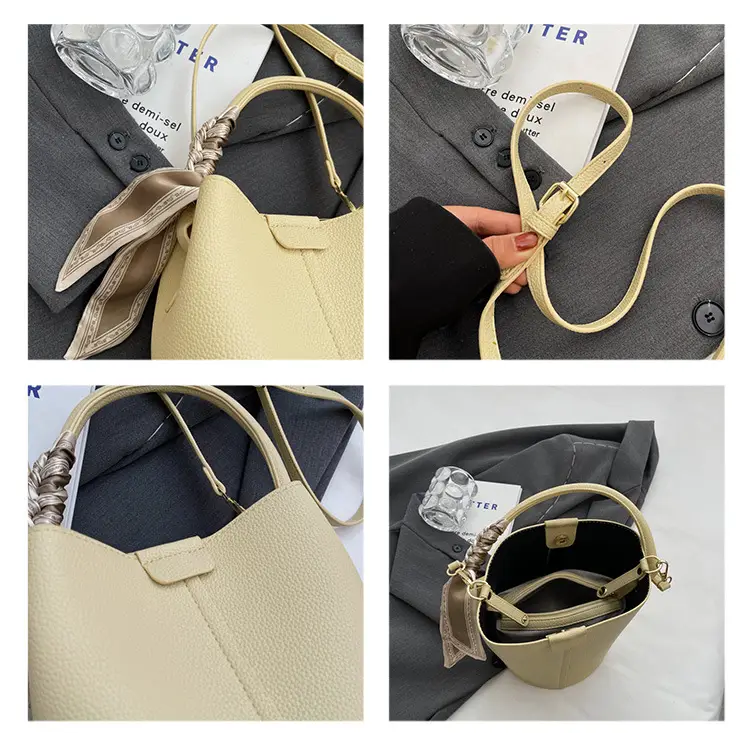 Pink Leather Hand Bag Women's New Fashion — feature 27