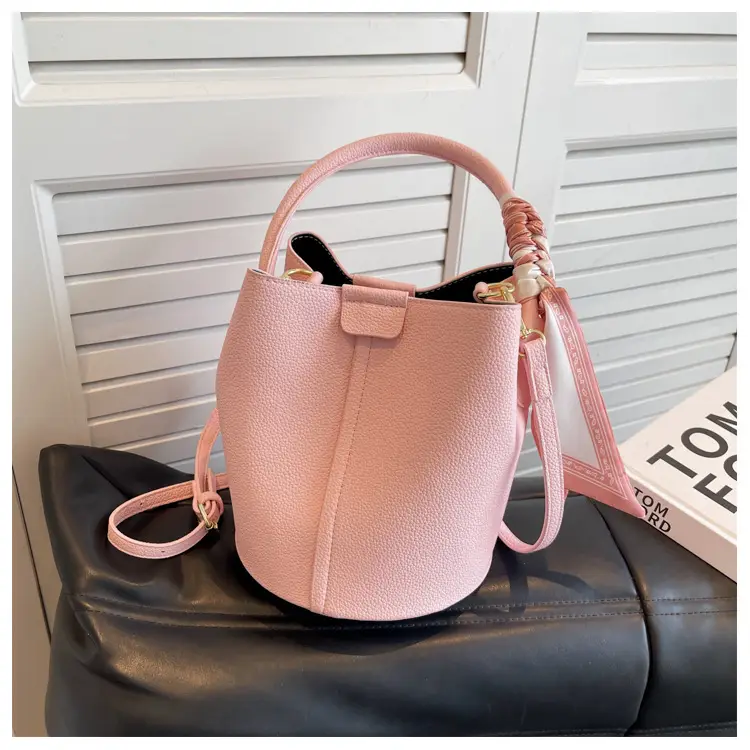 Pink Leather Hand Bag Women's New Fashion — feature 35
