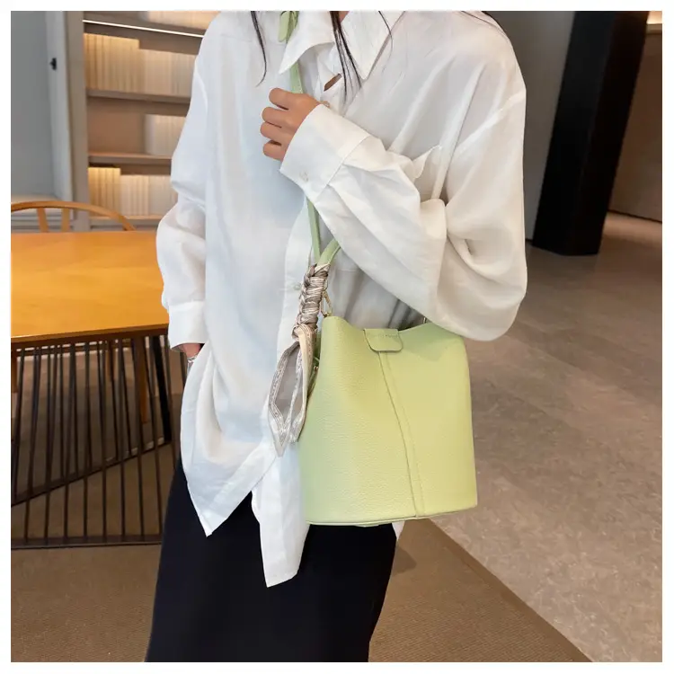 Pink Leather Hand Bag Women's New Fashion — feature 38