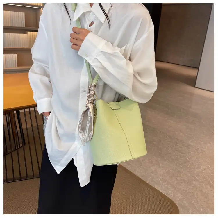 Pink Leather Hand Bag Women's New Fashion — feature 39