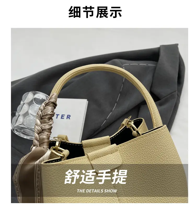 Pink Leather Hand Bag Women's New Fashion — feature 4