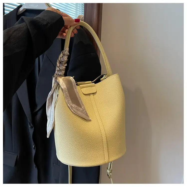 Pink Leather Hand Bag Women's New Fashion — feature 43