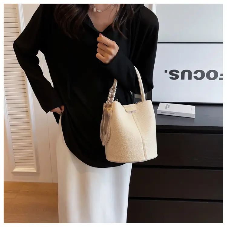 Pink Leather Hand Bag Women's New Fashion — feature 46