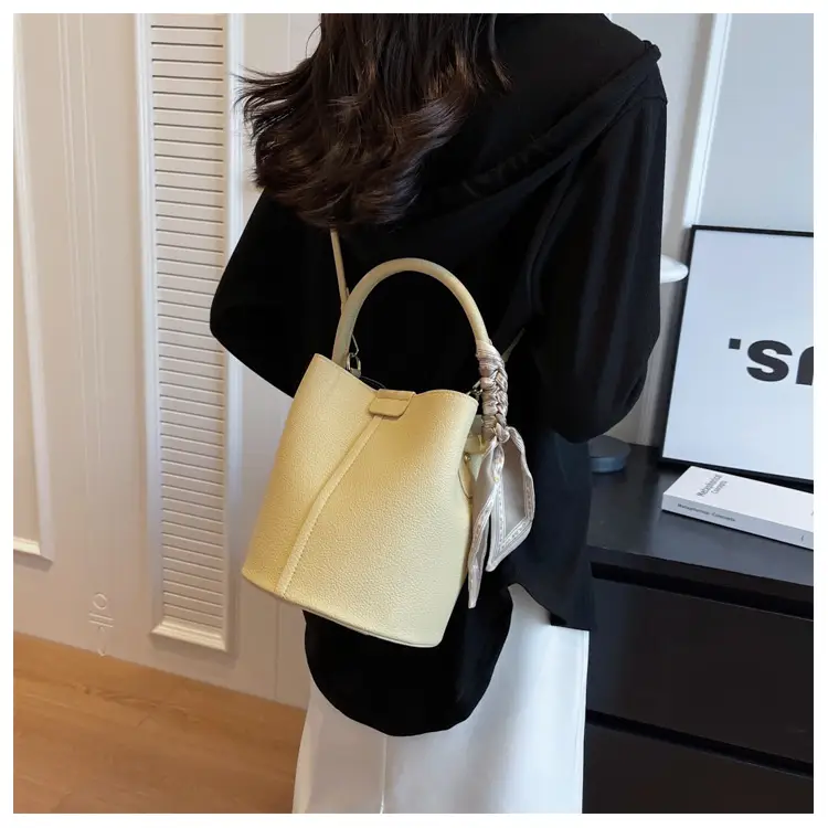 Pink Leather Hand Bag Women's New Fashion — feature 47