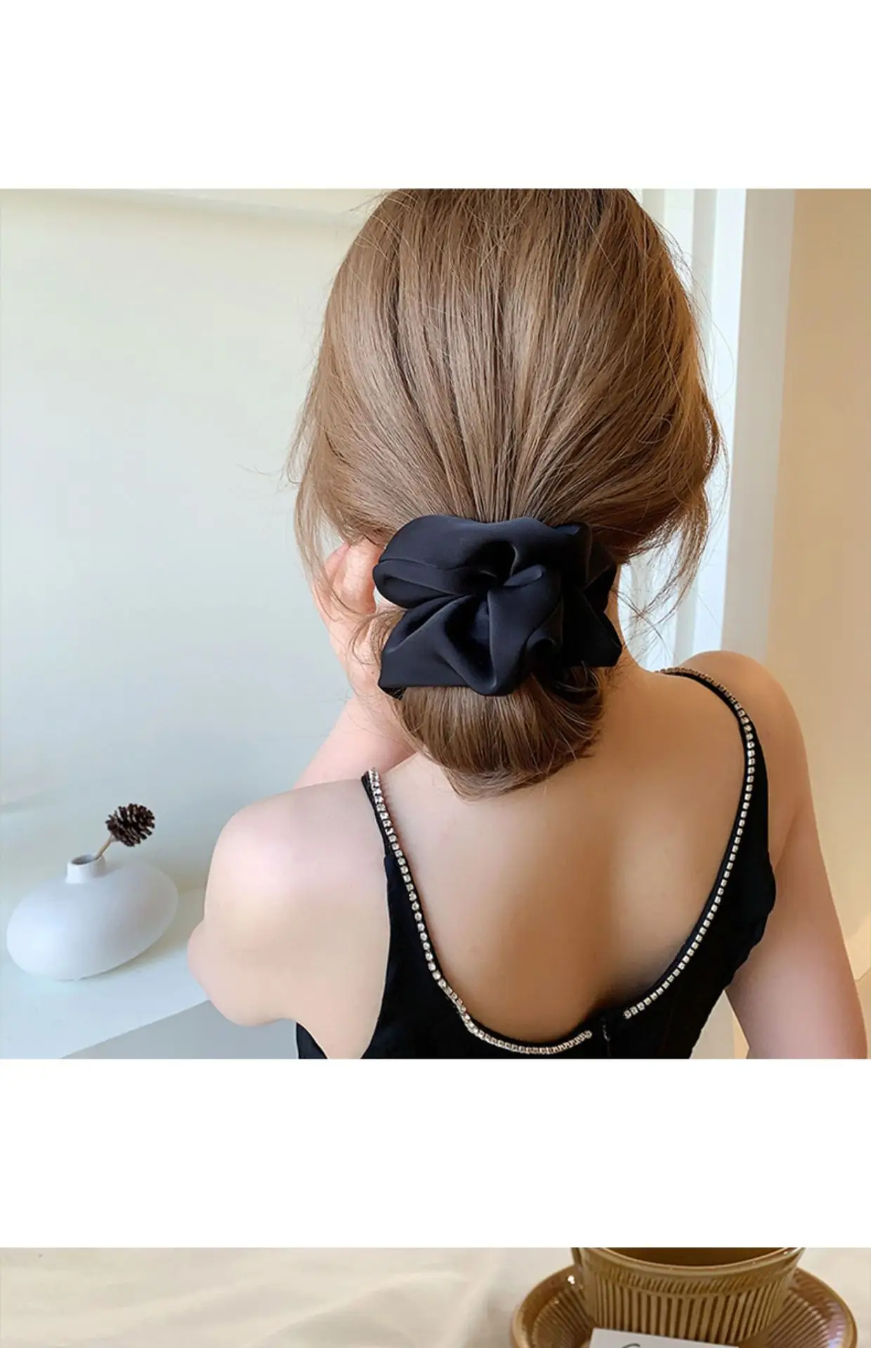 Feeling Satin Hair Ring for Women's Marubeni Headwear — feature 12
