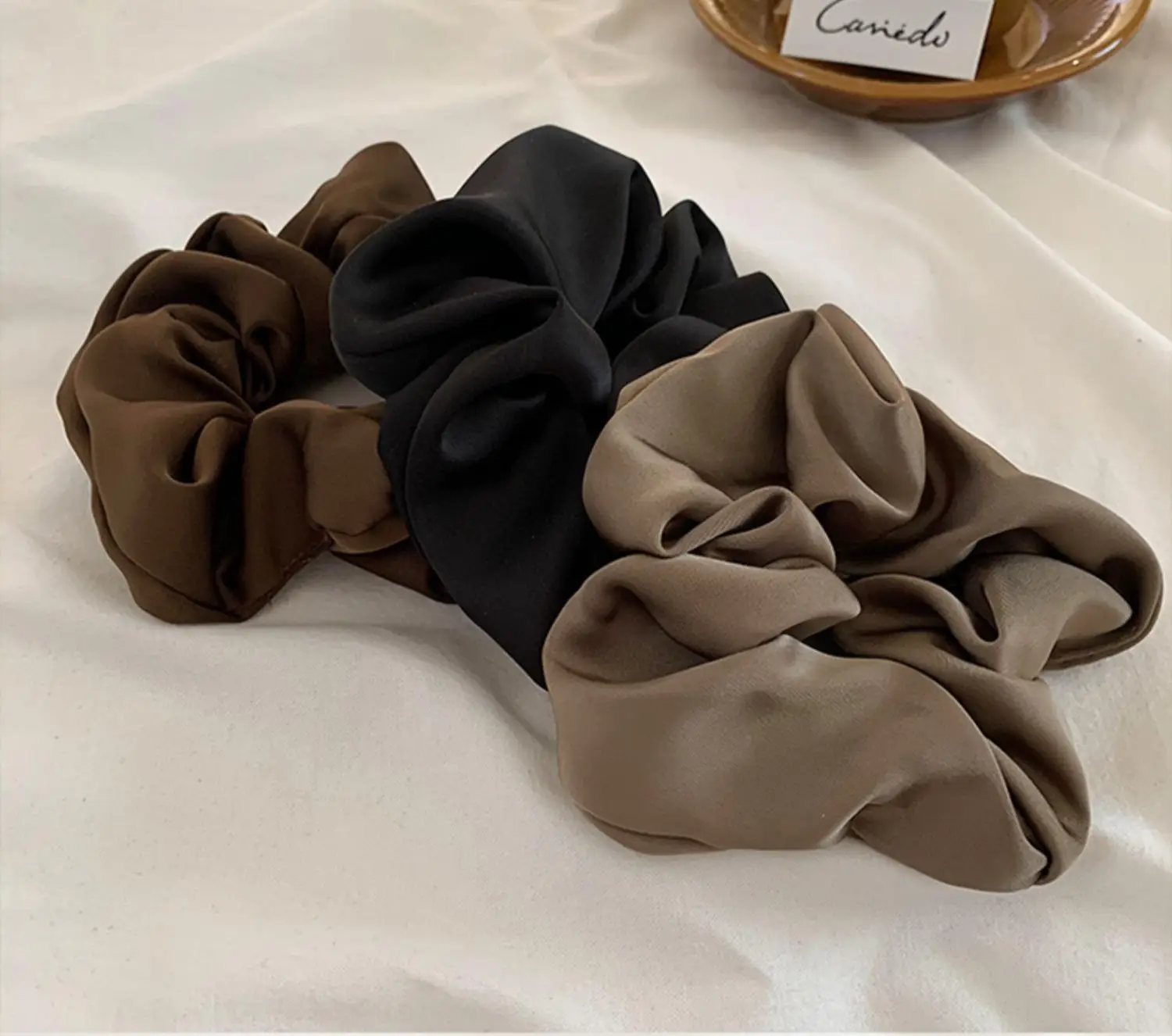 Feeling Satin Hair Ring for Women's Marubeni Headwear — feature 13