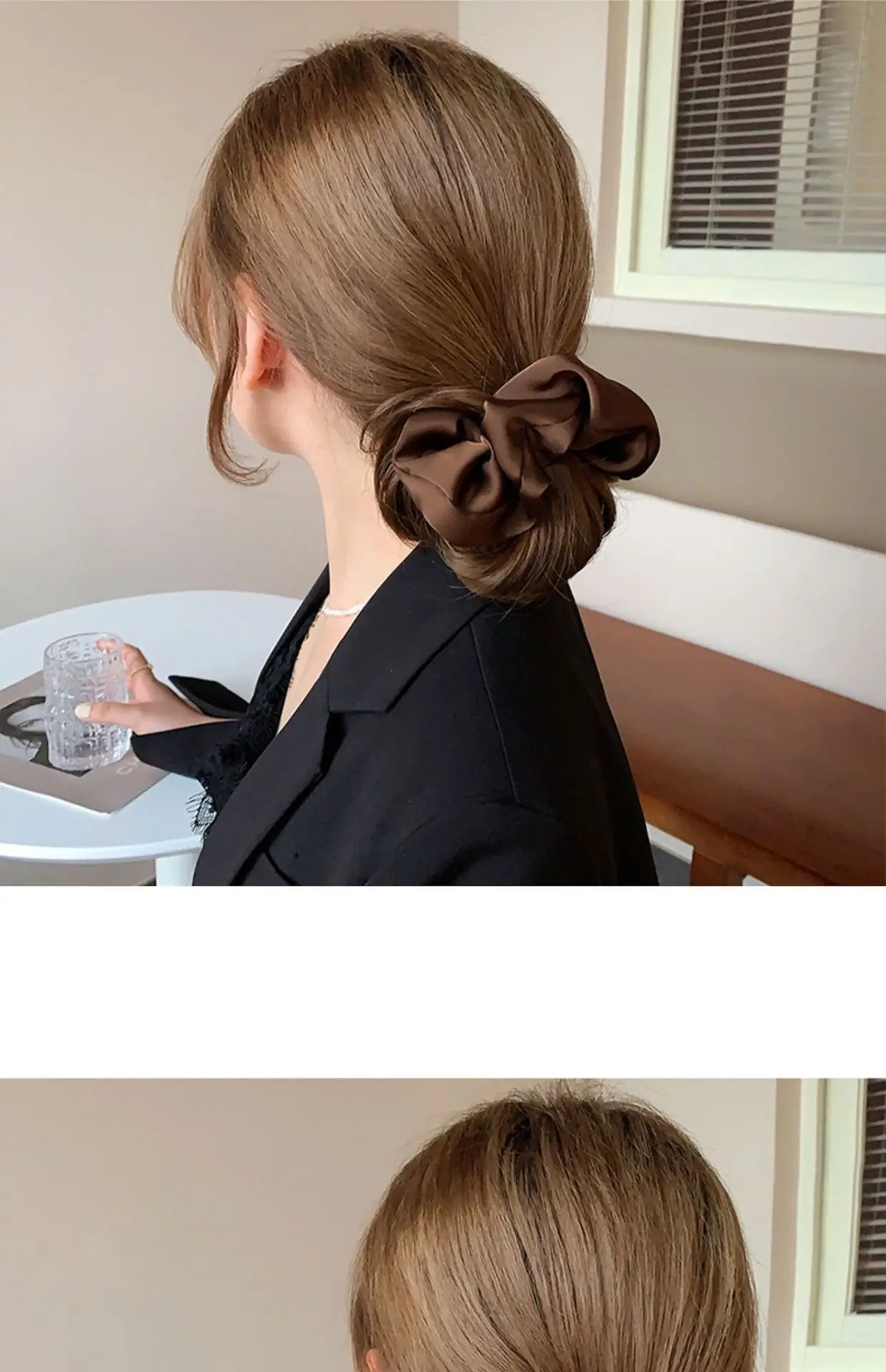 Feeling Satin Hair Ring for Women's Marubeni Headwear — feature 6