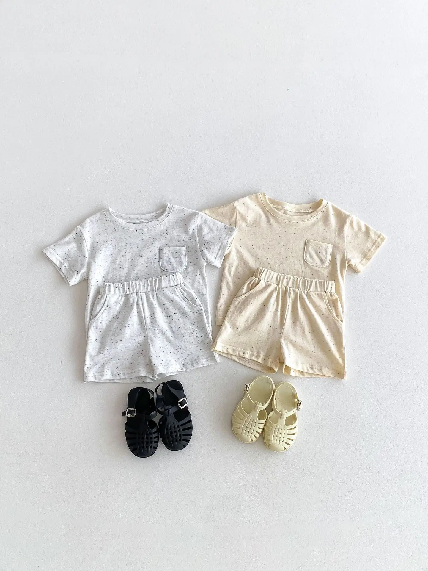 Boys Cotton T-Shirt Shorts Set Summer Casual Baby Clothes - Image 5