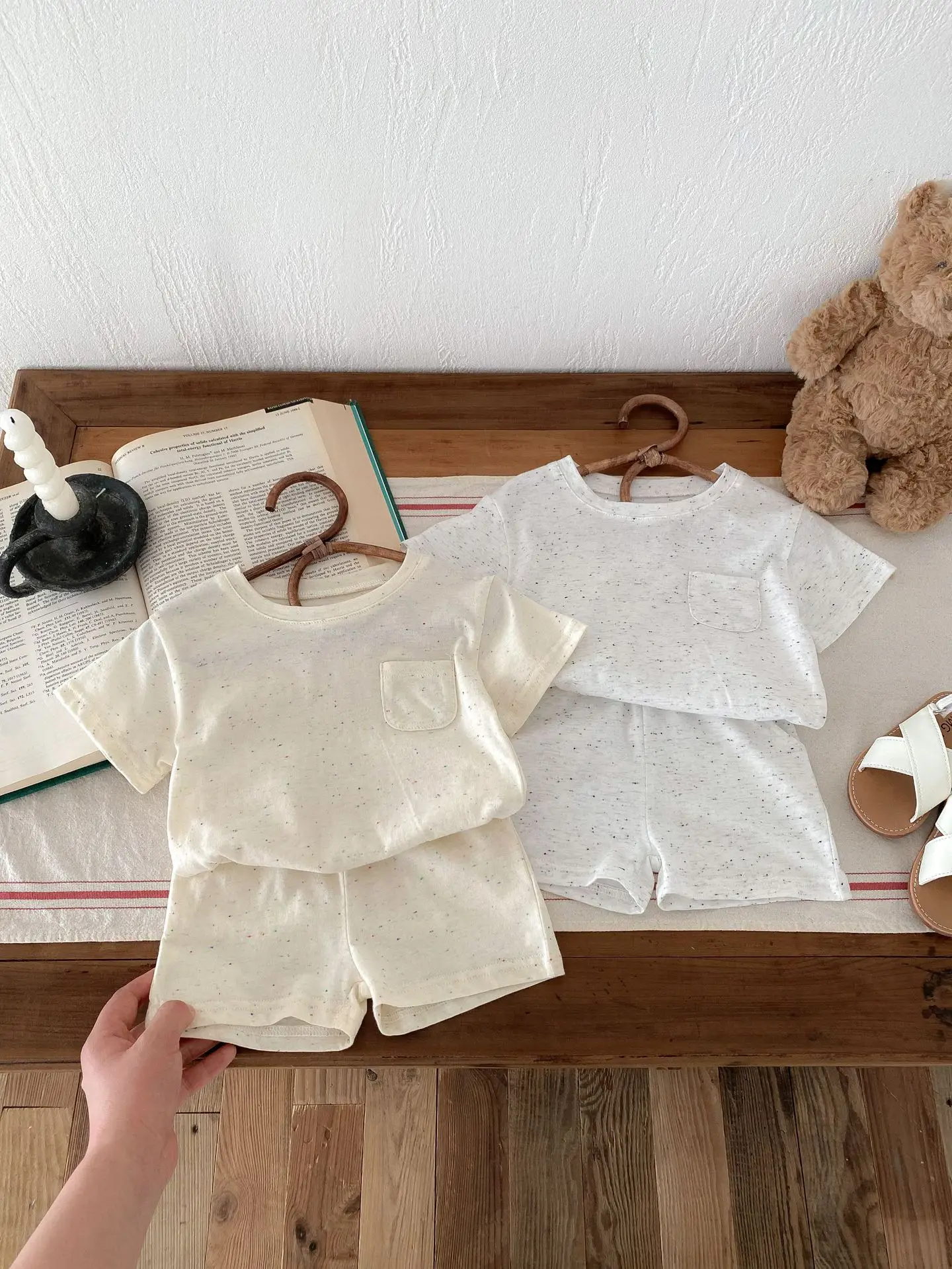 Boys Cotton T-Shirt Shorts Set Summer Casual Baby Clothes — feature 1