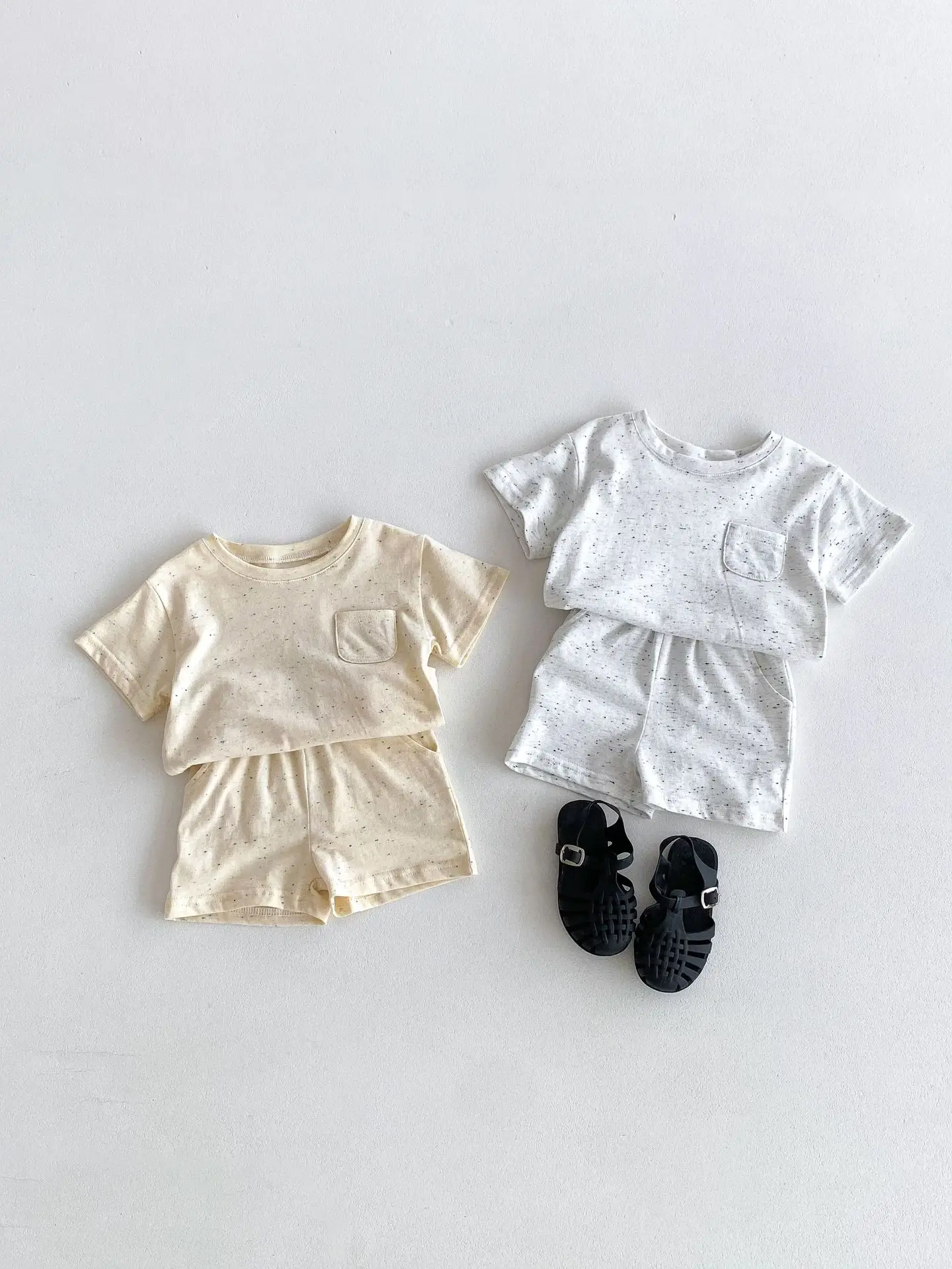 Boys Cotton T-Shirt Shorts Set Summer Casual Baby Clothes — feature 12