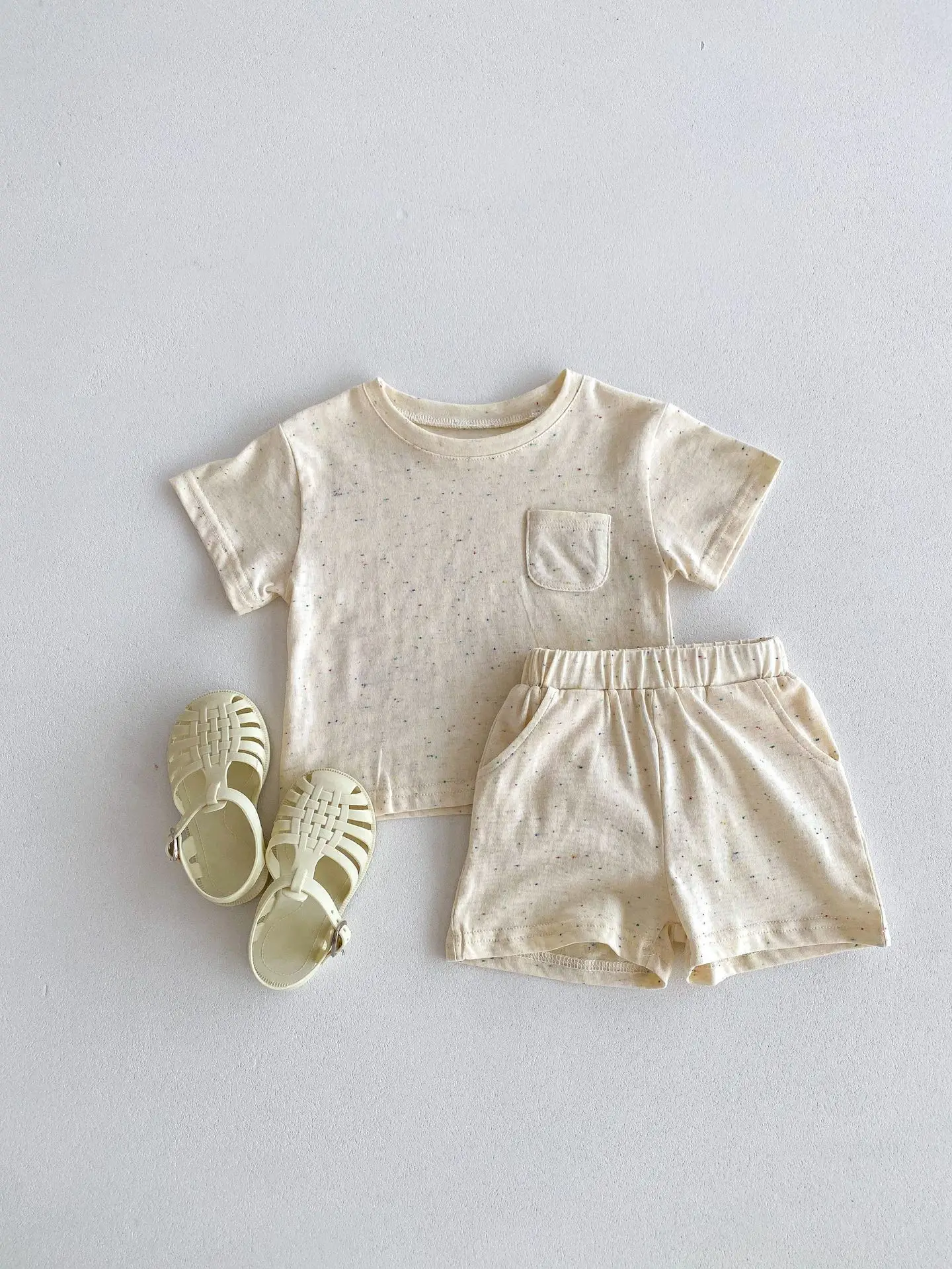 Boys Cotton T-Shirt Shorts Set Summer Casual Baby Clothes — feature 14