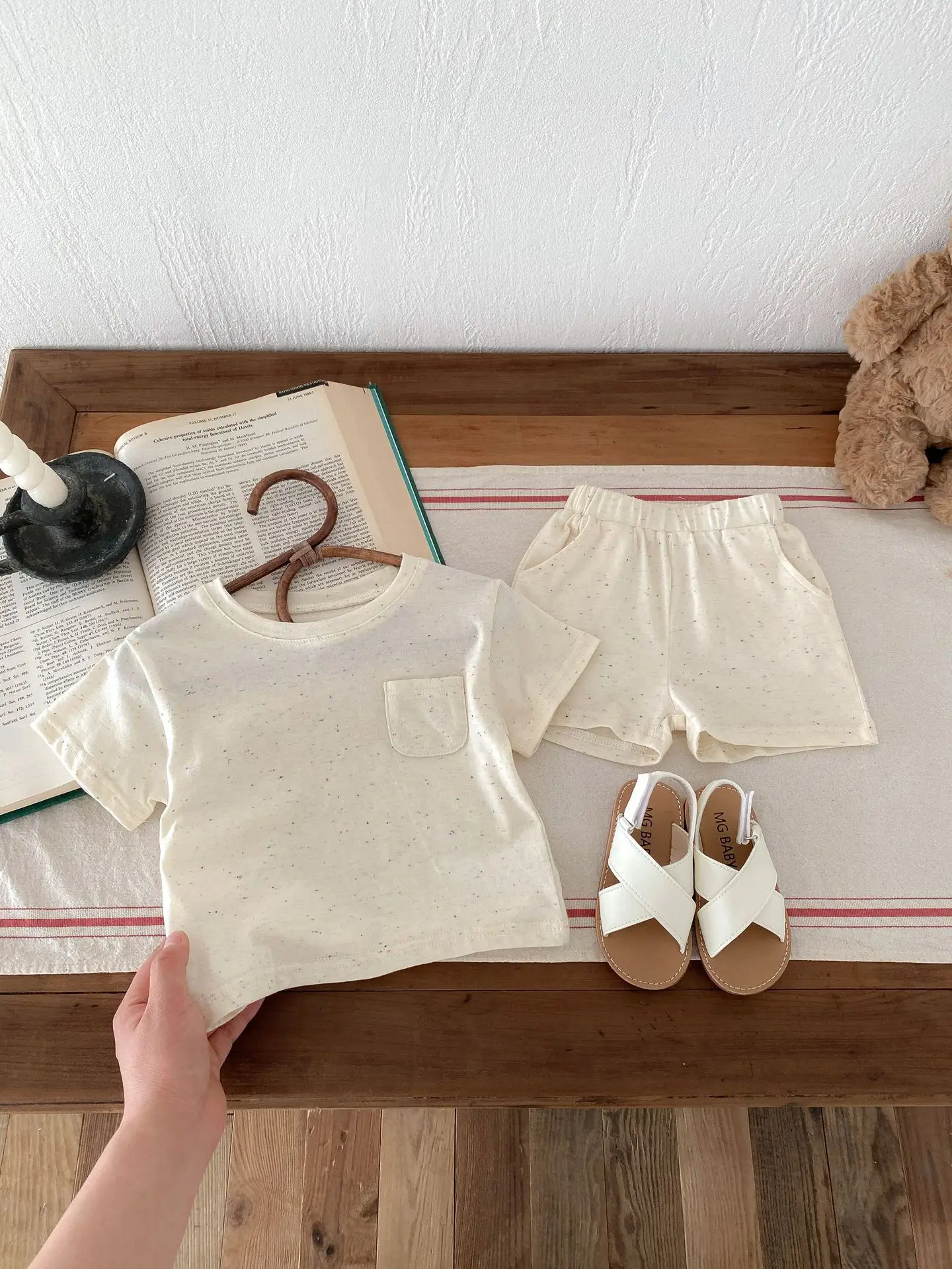 Boys Cotton T-Shirt Shorts Set Summer Casual Baby Clothes - Image 2