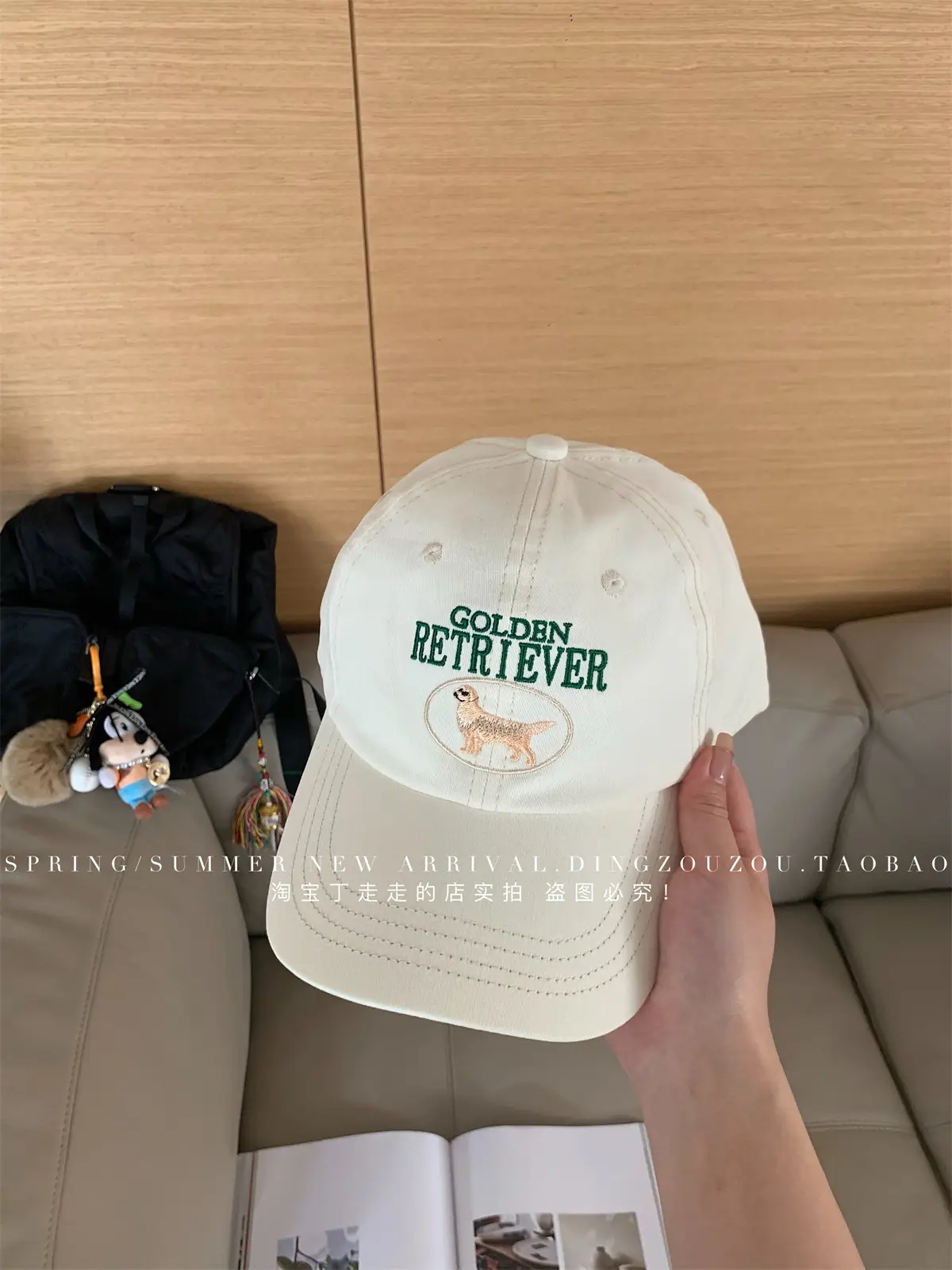 Pink Embroidered Baseball Cap for Women 2026