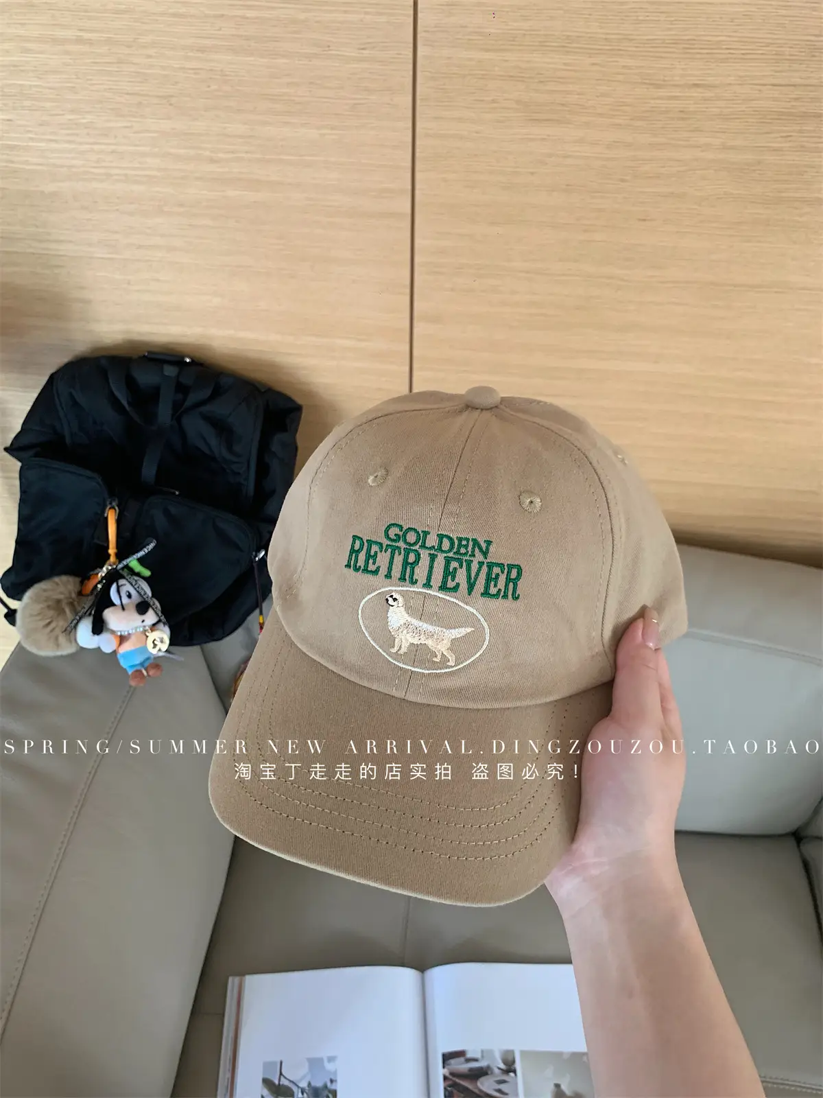 Pink Embroidered Baseball Cap for Women 2026