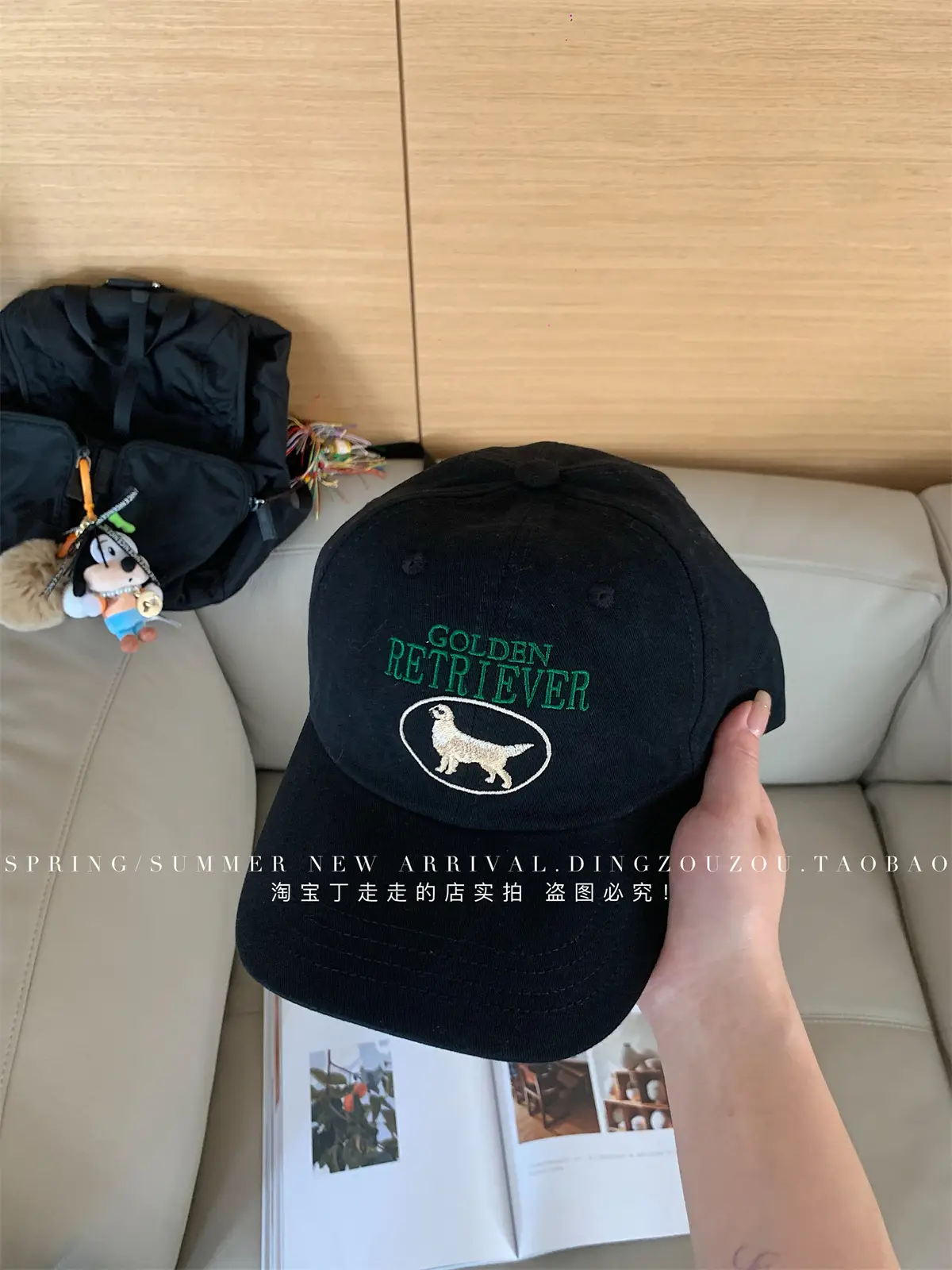 Pink Embroidered Baseball Cap for Women 2026