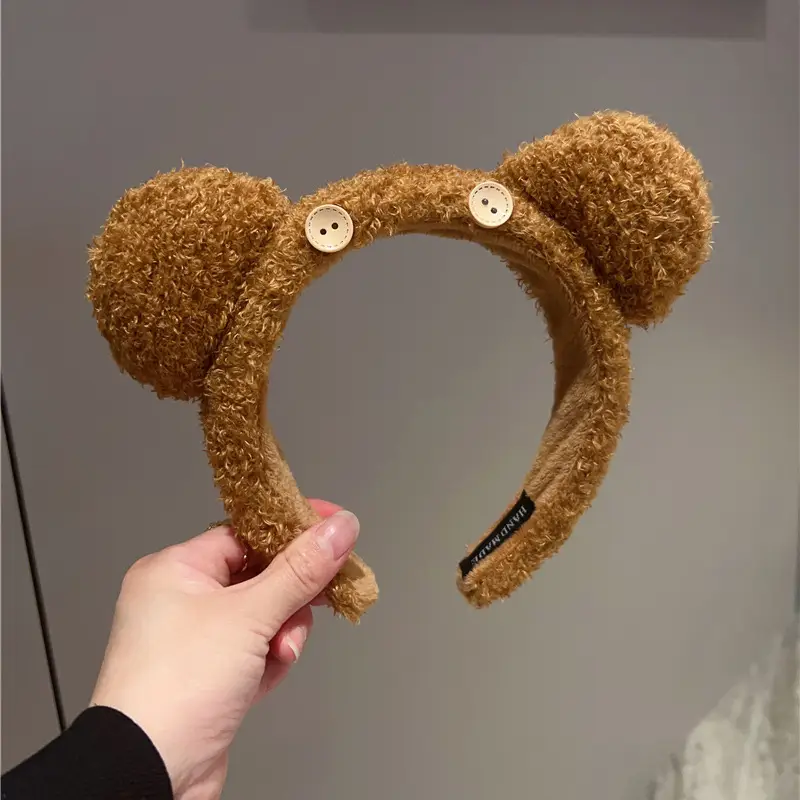 New Universal Tim Bear Hair Band Face Wash Photo Cartoon Plush Cute - Image 2