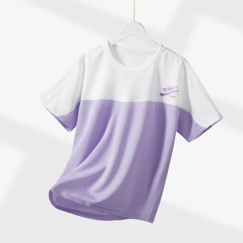 Children's White Gray T-Shirt Boys Girls Summer 2025 - Image 14
