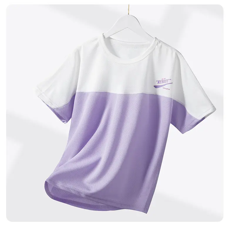 Children's White Gray T-Shirt Boys Girls Summer 2025 — feature 17