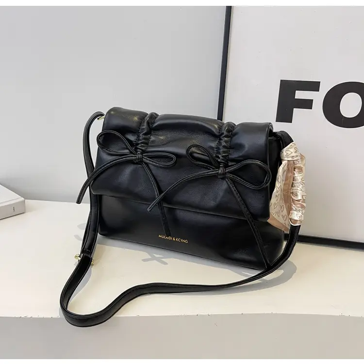 Silver Bow Crossbody Bag for Women Large Capacity — feature 27