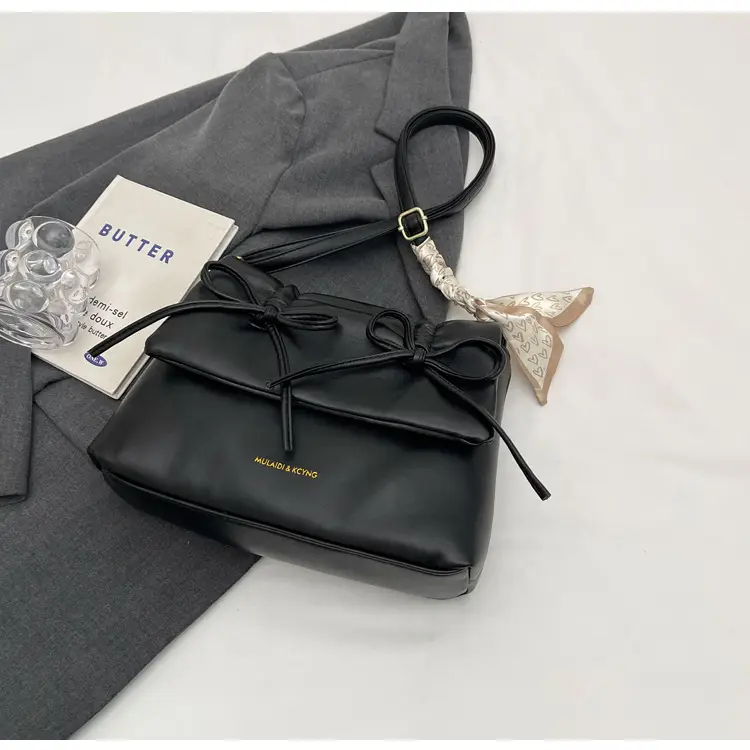 Silver Bow Crossbody Bag for Women Large Capacity — feature 29