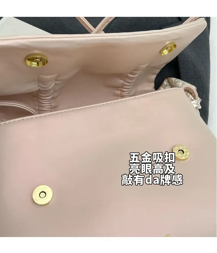 Silver Bow Crossbody Bag for Women Large Capacity — feature 6