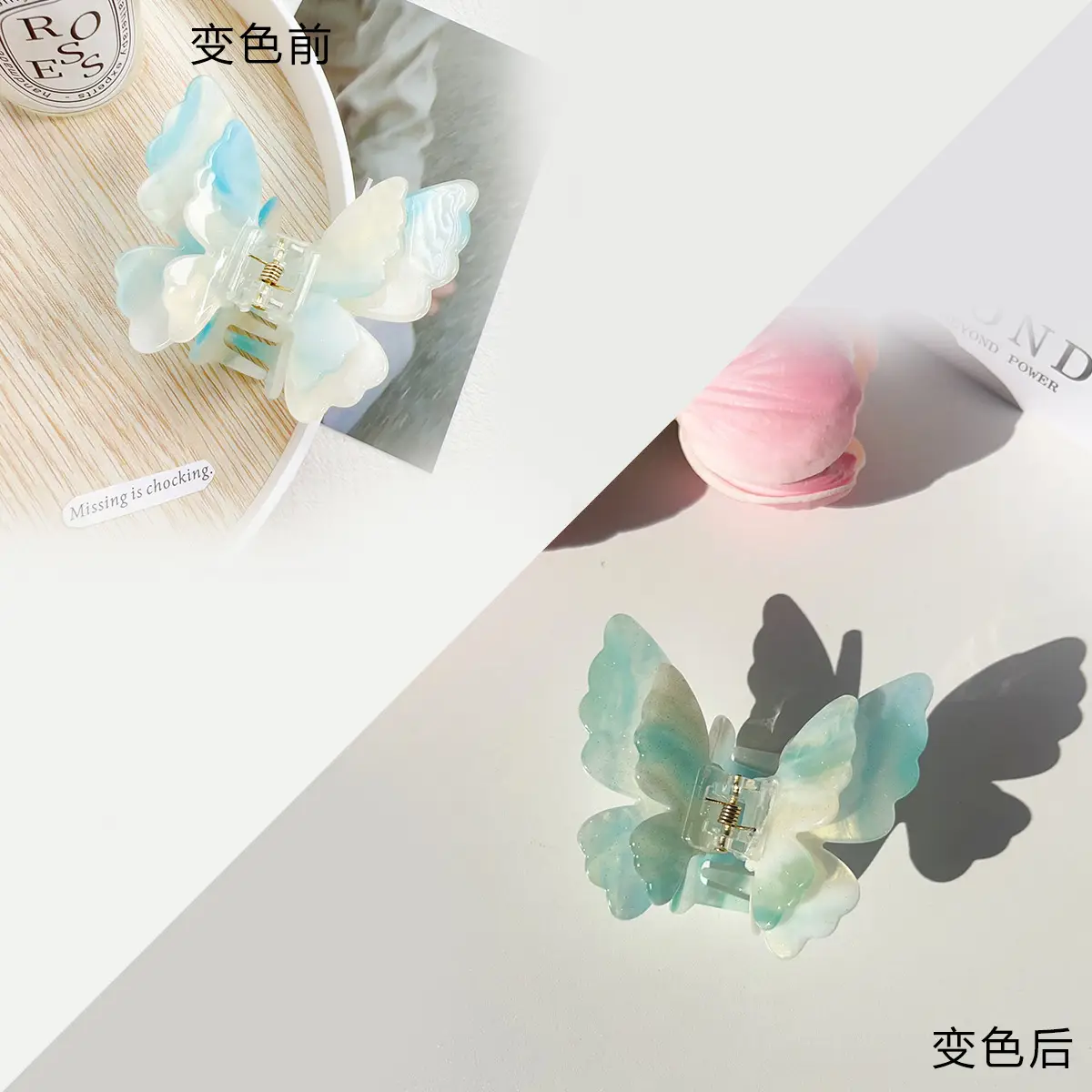 Color-changing Butterfly Hairpin for Women - Image 4