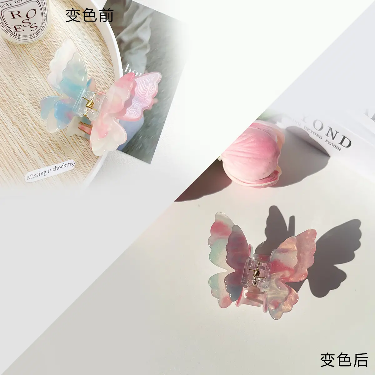 Color-changing Butterfly Hairpin for Women - Image 5